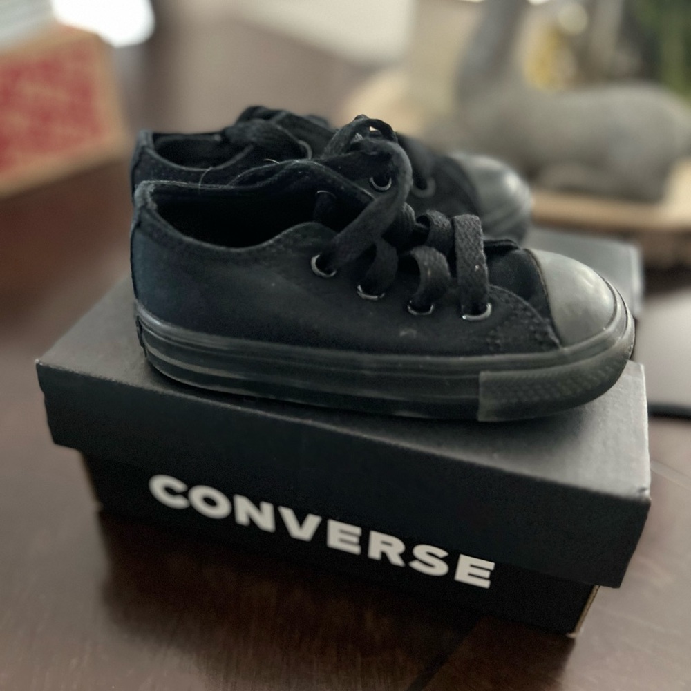 Converse Kids Black Sneakers
